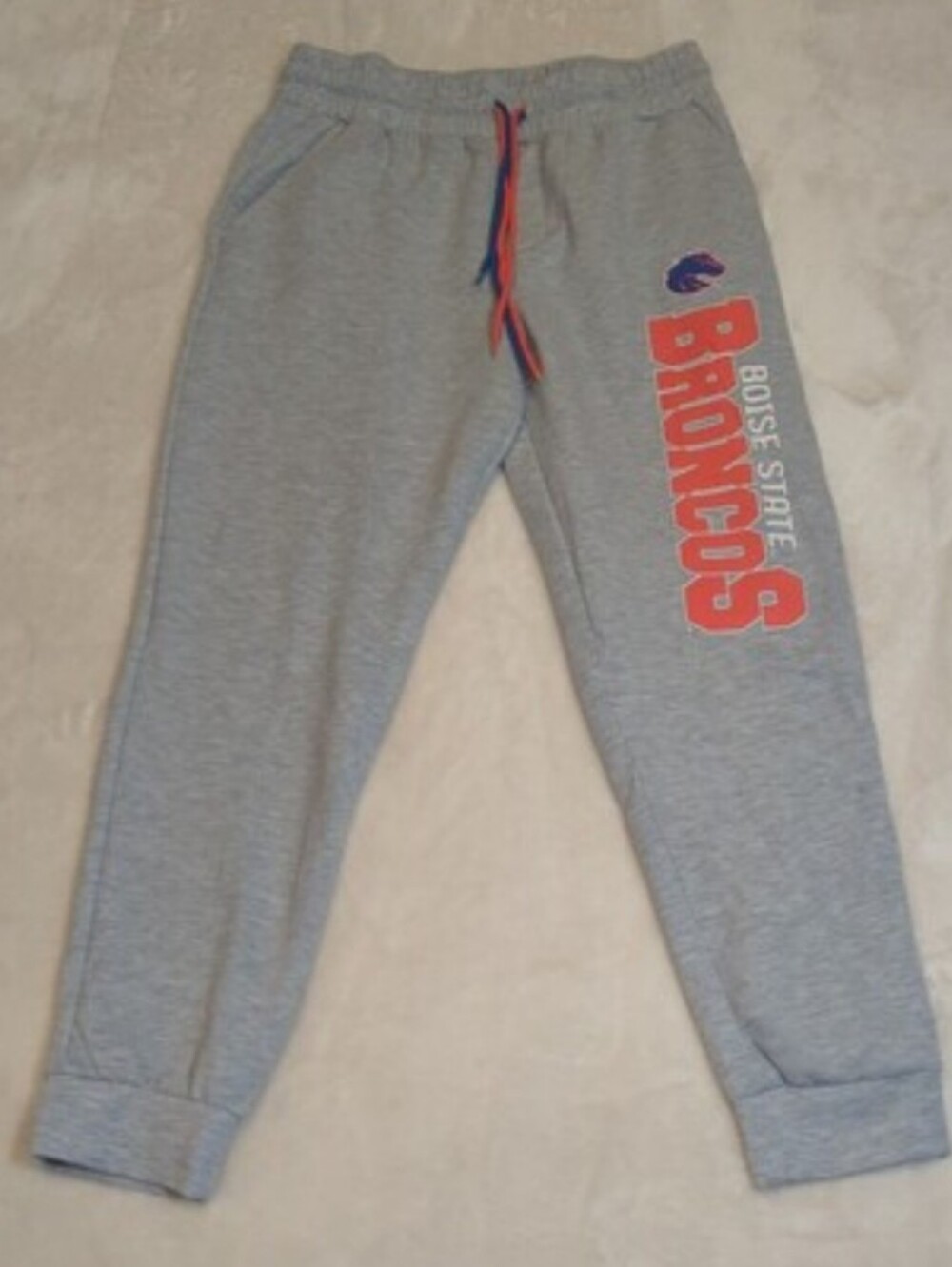 Boise State gray sweatpants